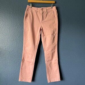 J. Crew Slim Broken-In Boyfriend Pink High Rise Jeans Women's Size 26 Tall